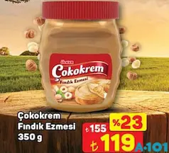 ÜLKER ÇOKOKREM FINDIK EZMESİ 350 G